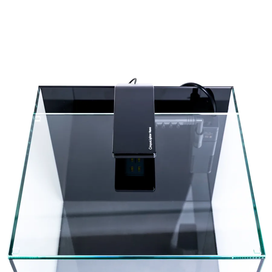 Акваріумний набір BlackCube 20 л скло 4 мм 27x27x27 см чорний