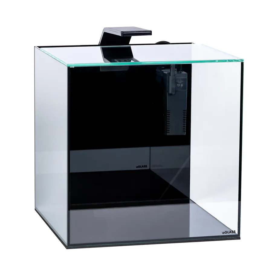 Акваріумний набір BlackCube 20 л скло 4 мм 27x27x27 см чорний