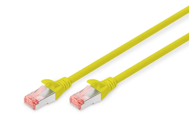 Патч-корд DIGITUS CAT 6 S-FTP 5 м жовтий LSZH