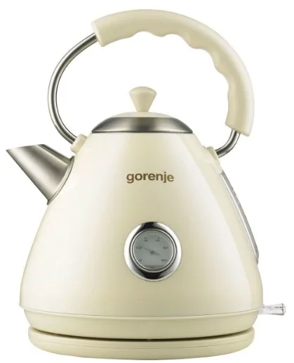 Електрочайник Gorenje 1,7 л Метал Бежевий