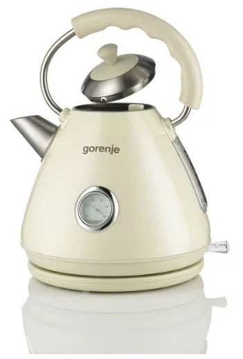 Електрочайник Gorenje 1,7 л Метал Бежевий