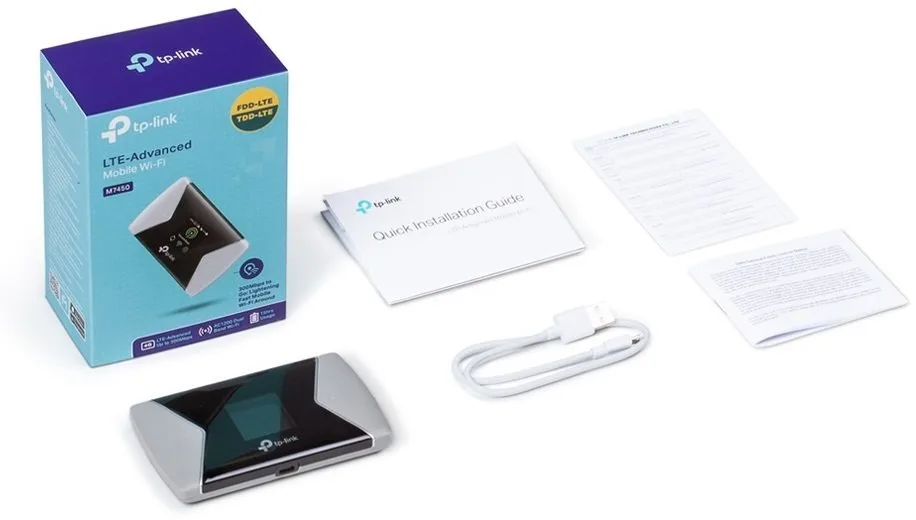 Мобильный маршрутизатор TP-LINK M7450 N300, 4G/LTE, 3000мА*ч