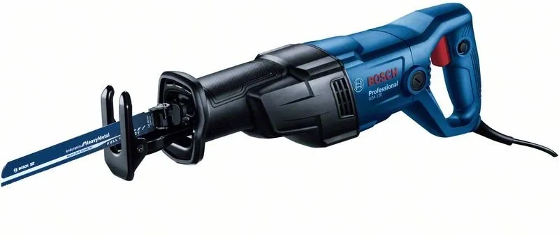 Шабельна пила Bosch Professional GSA 120, 1200 Вт, глибина пропилу 220 мм, хід 29 мм, вага 3.7 кг.