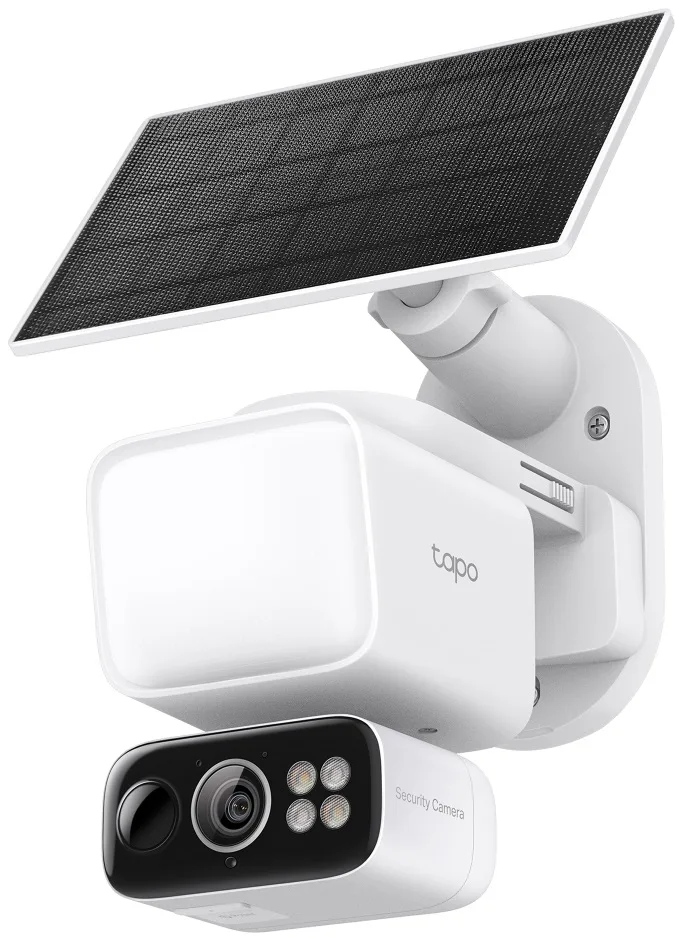 Комплект умной беспроводной камеры TP-LINK TAPO C615F KIT 2K QHD и солнечной панели.