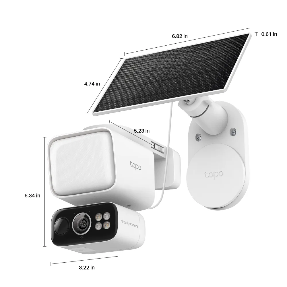 Комплект розумної бездротової камери TP-LINK TAPO C615F KIT 2K QHD та сонячної панелі