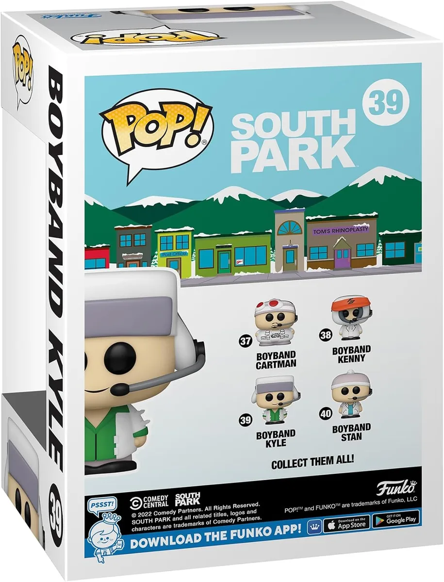 Фігурка Funko POP вінілова 10 см South Park Boyband Kyle