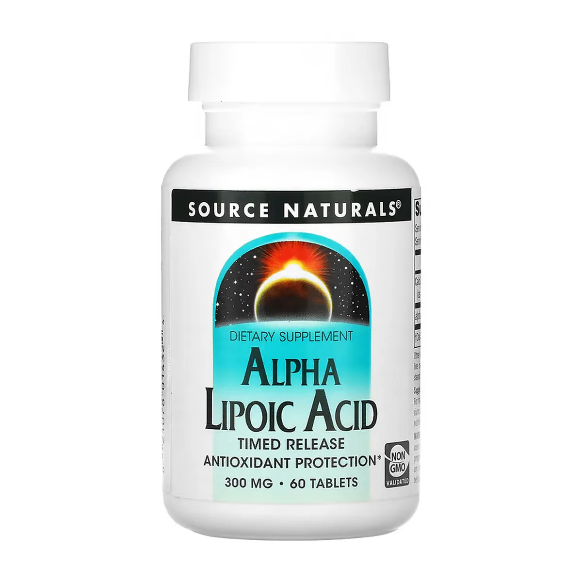 Альфа-липоевая кислота Source Naturals 300 мг 60 таблеток Антиоксидантная защита