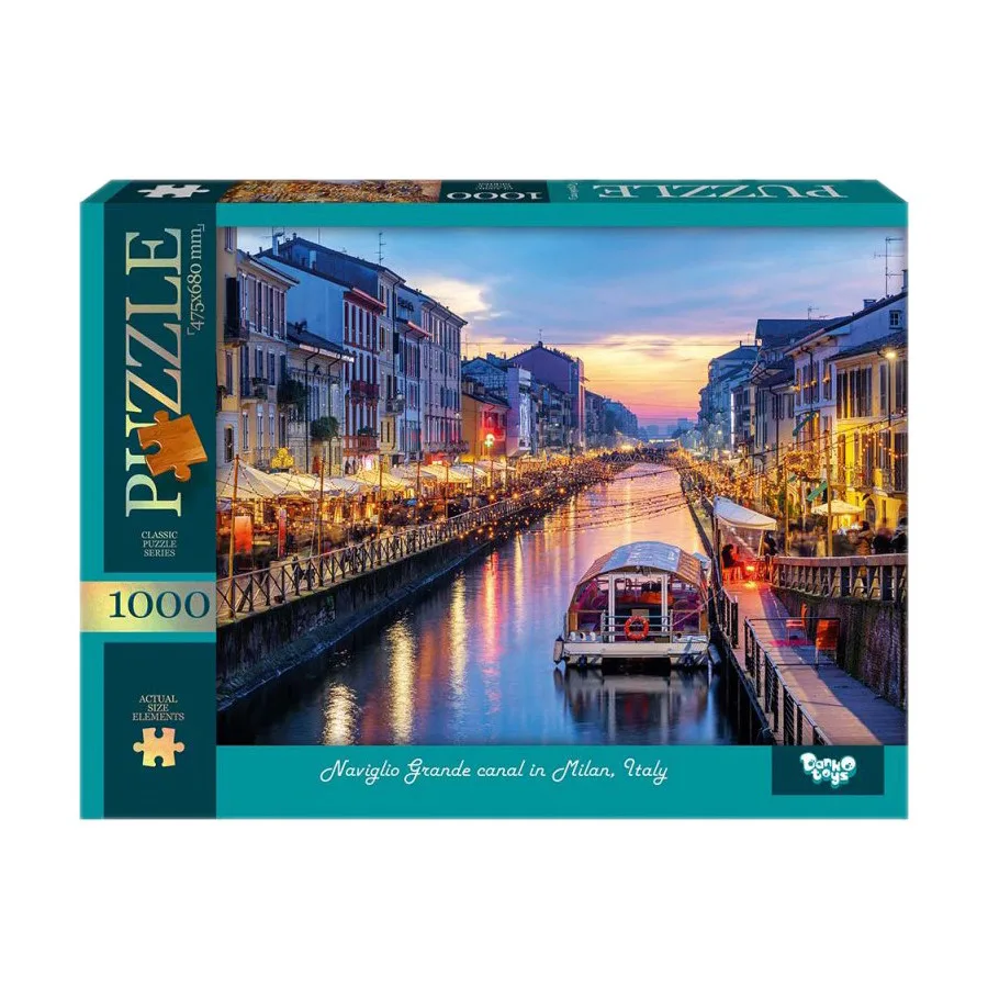 Пазл Danko Toys картон 1000 елементів багатокольоровий 475x680 мм