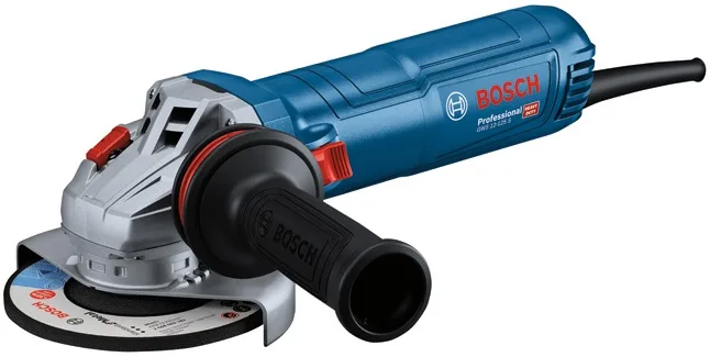 Кутова шліфувальна машина Bosch Professional GWS 12-125 S, 125 мм, 1200 Вт, 11000 об/хв, вага 2.8 кг.