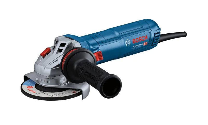 Кутова шліфувальна машина Bosch Professional GWS 12-125 S, 125 мм, 1200 Вт, 11000 об/хв, вага 2.8 кг.