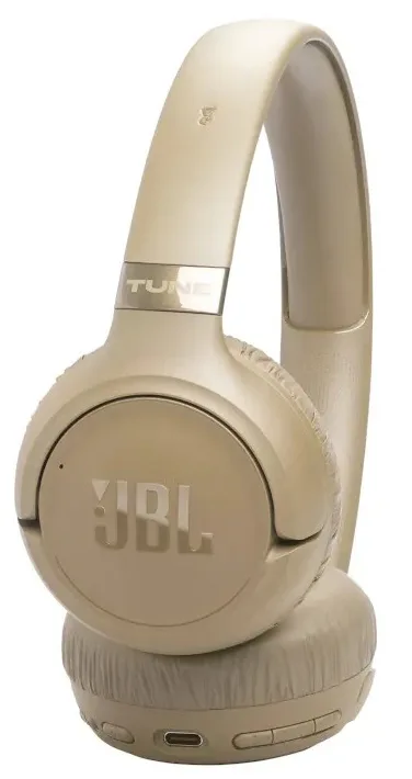 Гарнітура JBL Бежеві бездротові повнорозмірні з шумозаглушенням 32 мм