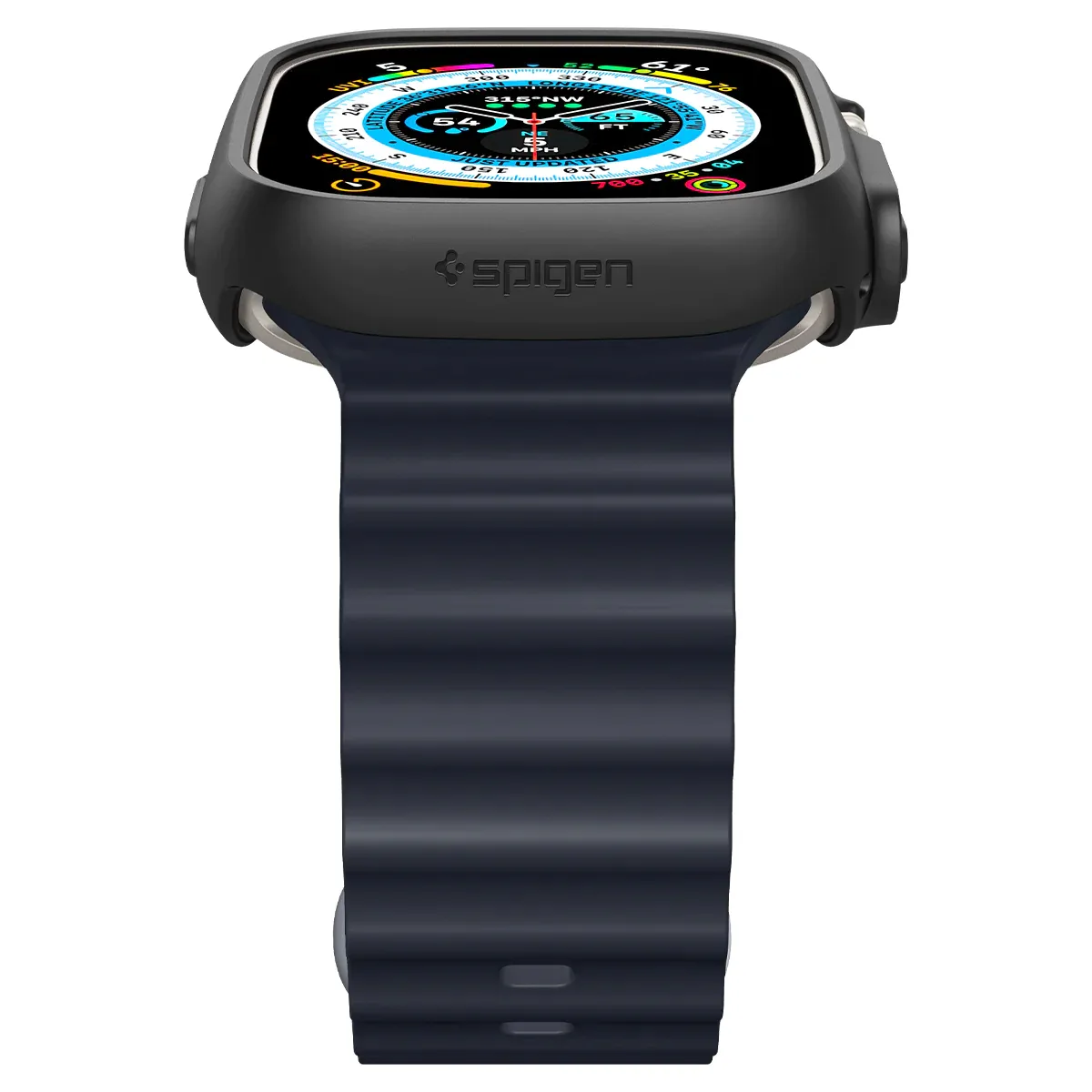 Чохол-накладка Spigen для Apple Watch Ultra (49mm), Thin Fit, Black