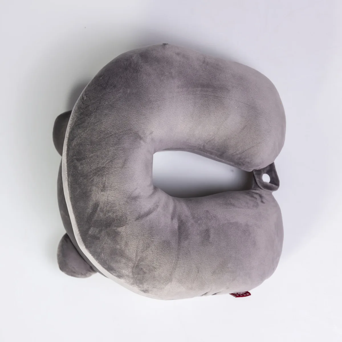 Подушка для шиї Miaow Memory Foam U-подібна 30х27х15 см Сірий