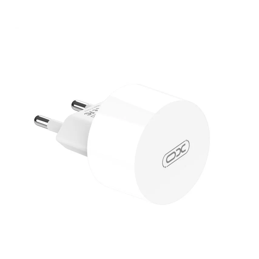 Мережевий зарядний пристрій XO 2USB 2,4A з кабелем Micro 1м Білий
