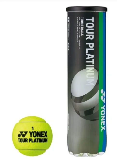 М'ячі для тенісу Yonex Гума 4 balls Жовті
