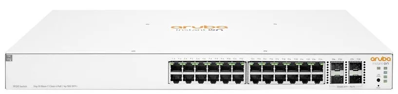 Комутатор HPE Aruba 24 порти 195W PoE керований