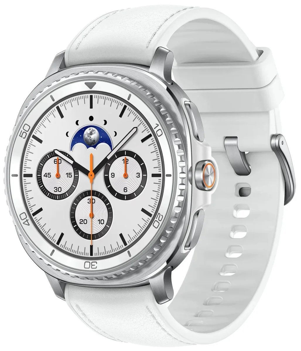 Смарт-годинник Samsung Galaxy Watch 8 Classic 47мм (L500) 1.34", 438x438, sAMOLED, BT 5.3, NFC, 2/64ГБ, білий