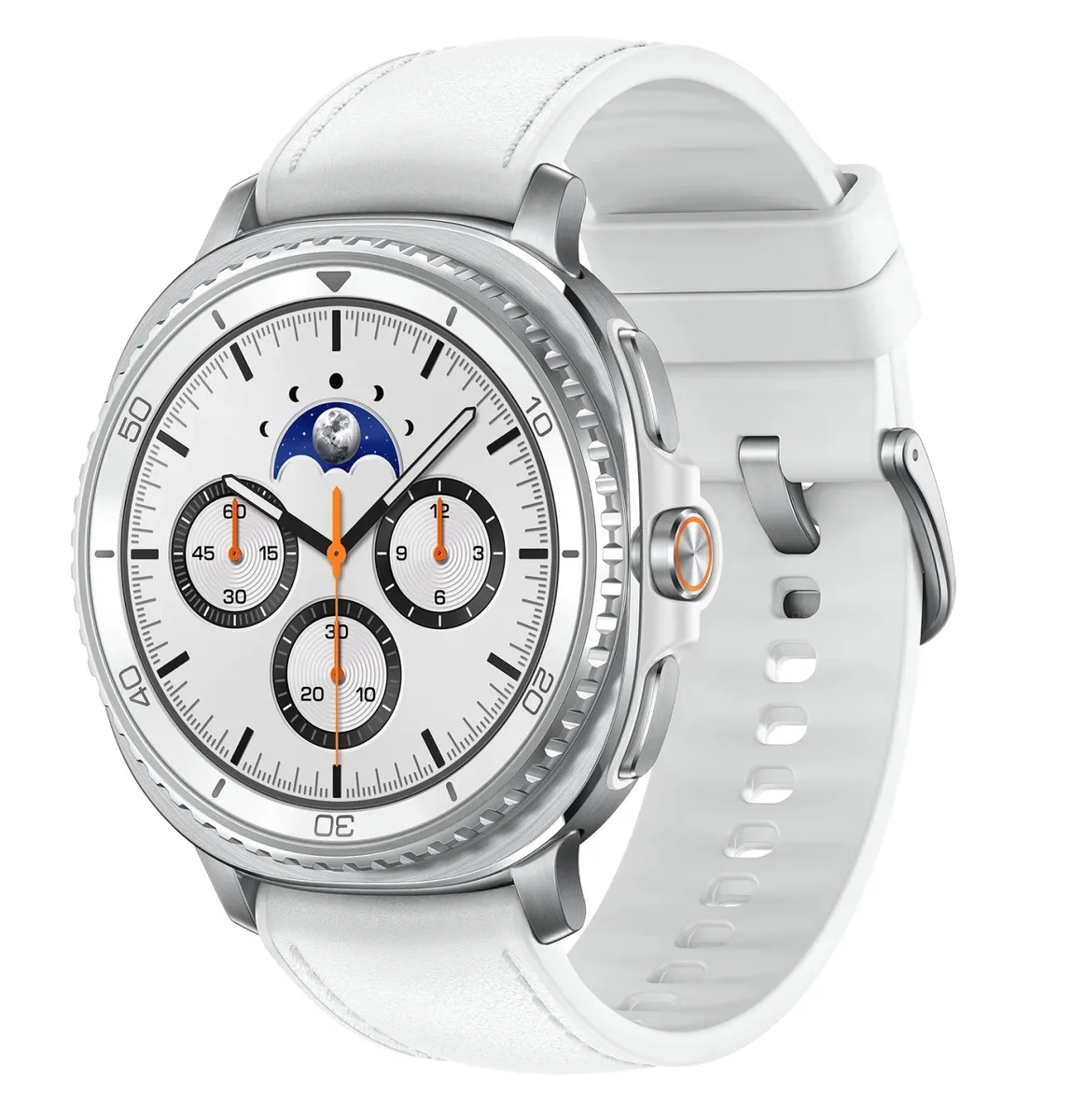 Смарт-годинник Samsung Galaxy Watch 8 Classic 47мм (L500) 1.34", 438x438, sAMOLED, BT 5.3, NFC, 2/64ГБ, білий