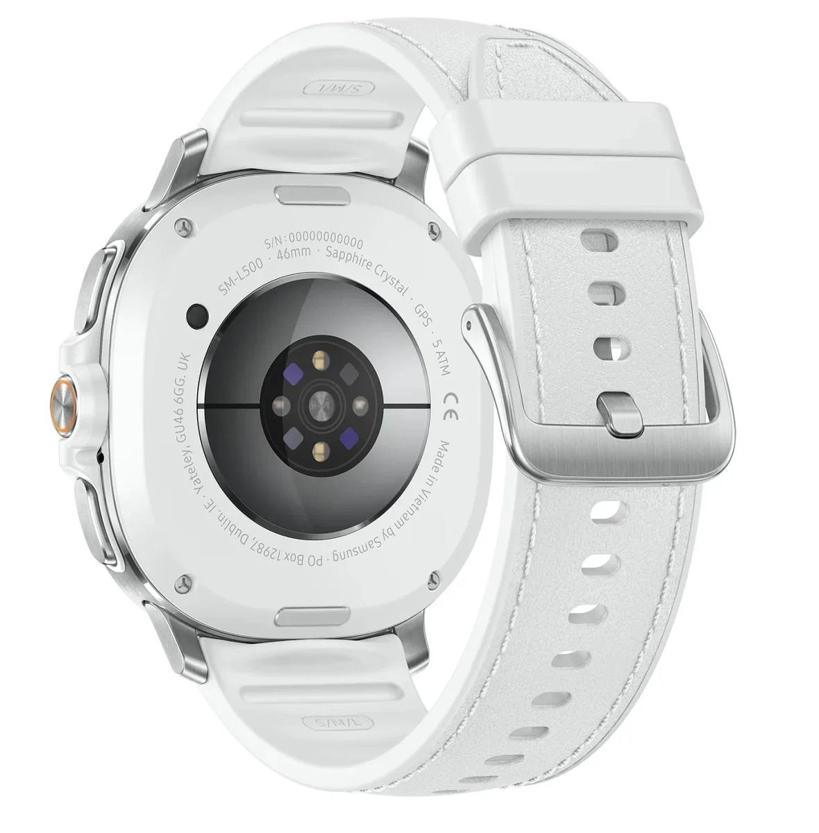 Смарт-годинник Samsung Galaxy Watch 8 Classic 47мм (L500) 1.34", 438x438, sAMOLED, BT 5.3, NFC, 2/64ГБ, білий