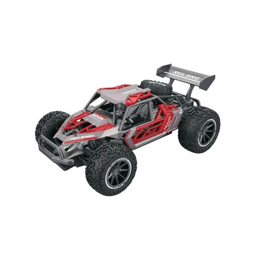 Радіокерована машинка Metal Crawler сіро-червоний 1:16 для дітей від 8 років на пульті керування.