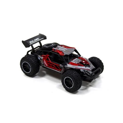 Радіокерована машинка Metal Crawler сіро-червоний 1:16 для дітей від 8 років на пульті керування.