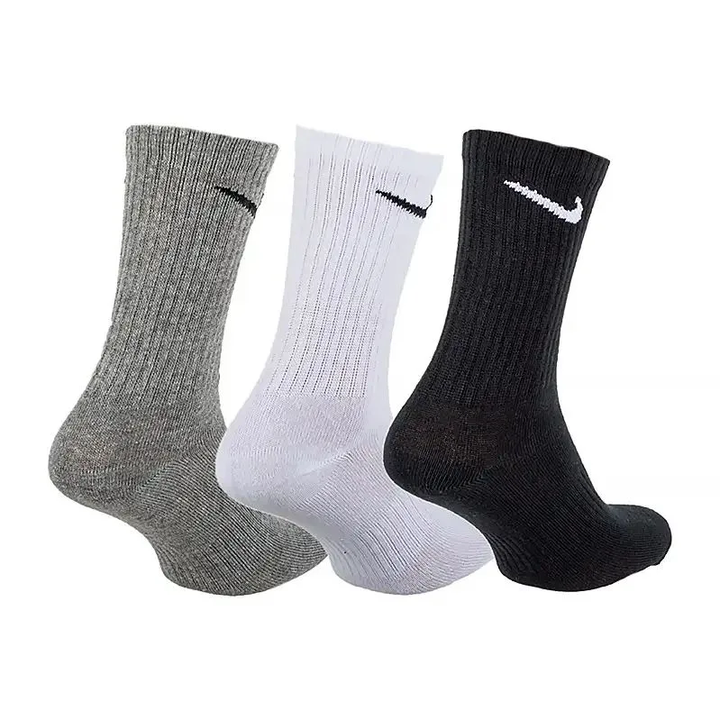 Шкарпетки Nike бавовна 34-38 білий сірий чорний 3 пари