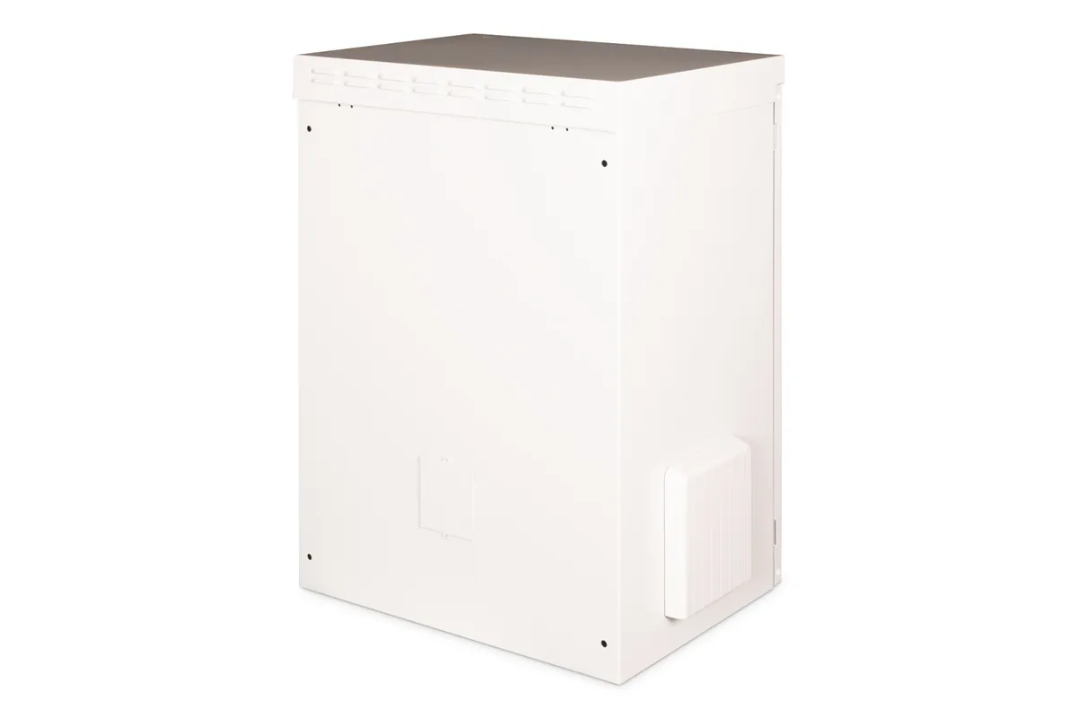 Шкаф DIGITUS 19", 16U, уличный, металлические двери, 600x450 мм, максимальная нагрузка 100 кг, IP55, серый.