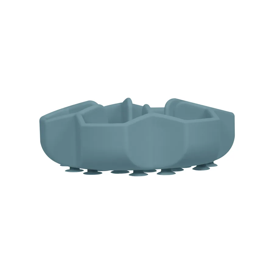 Миска для повільного харчування WAUDOG Silicone 450 мл силікон сірий