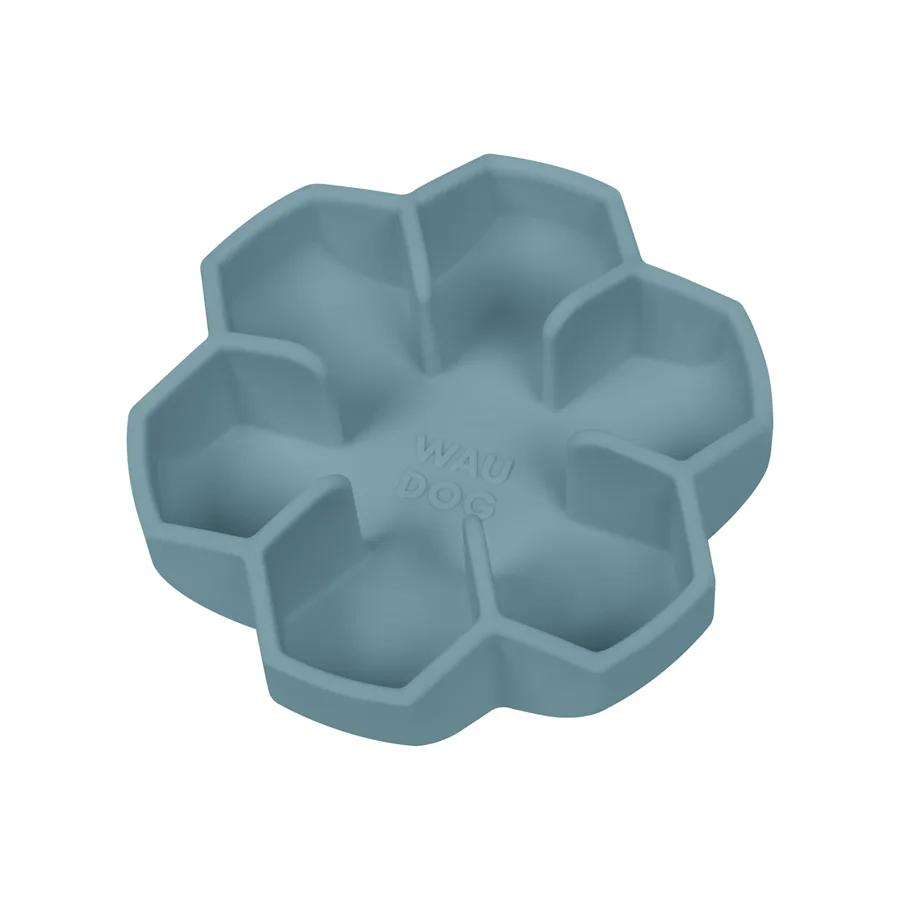 Миска для повільного харчування WAUDOG Silicone 450 мл силікон сірий