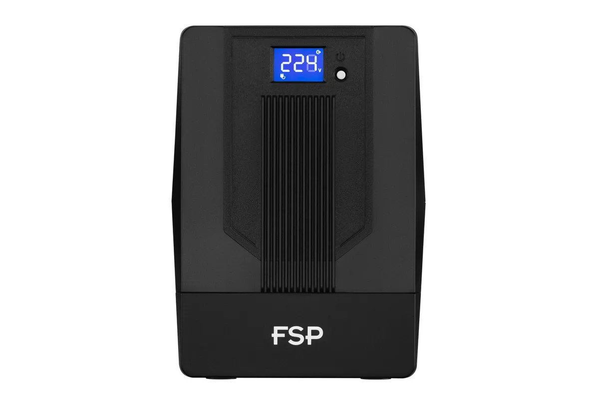 Джерело безперебійного живлення FSP iFP1500, 1500VA/900W, LCD, USB, 4xSchuko