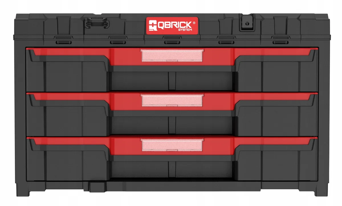 Ящик для інструментів Qbrick пластик 587х380х340 мм червоний