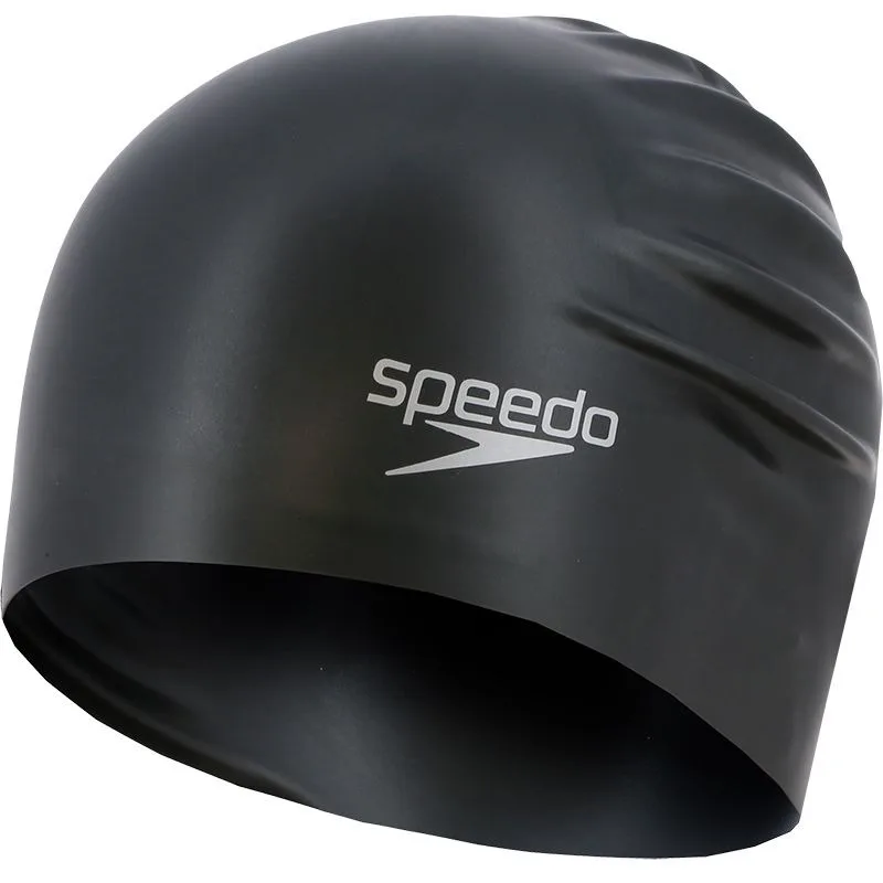 Шапка для плавання Speedo силіконова OSFM чорна