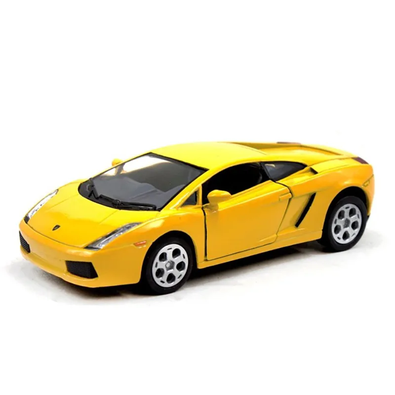 Коллекционная машинка Kinsmart металлическая 1:32 жёлтая Lamborghini Gallardo