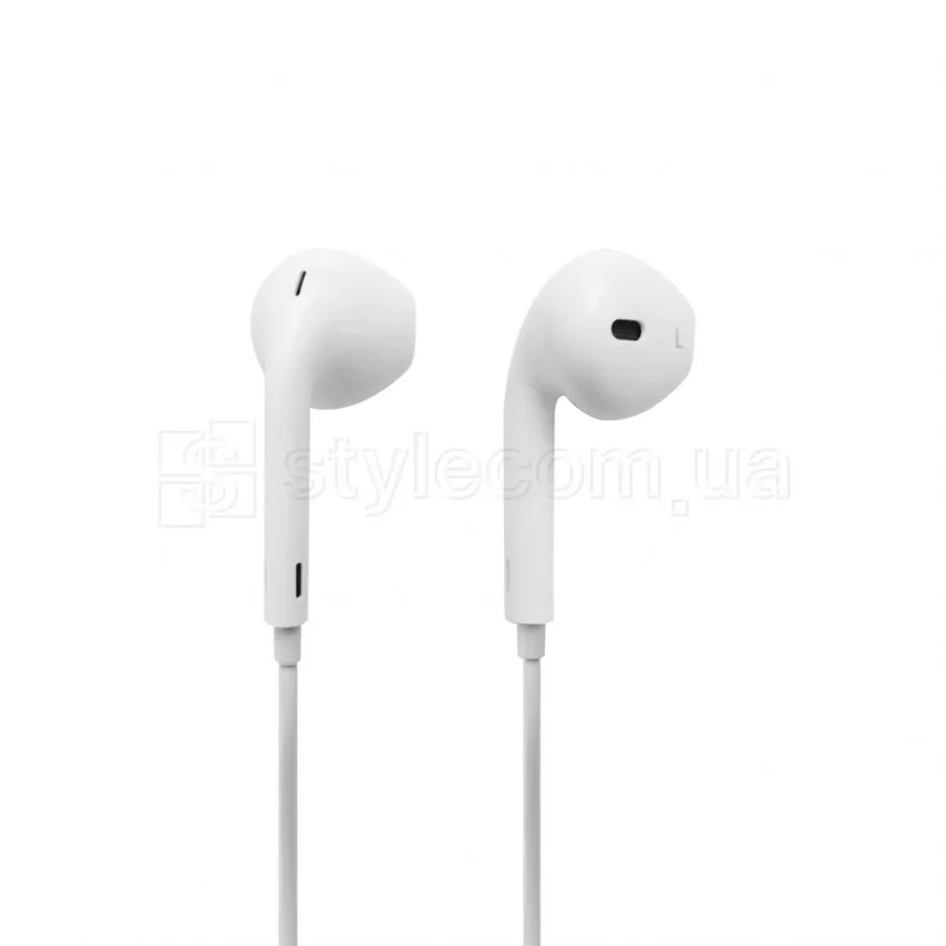 Наушники для Apple 3,5 мм силикон белый High Quality