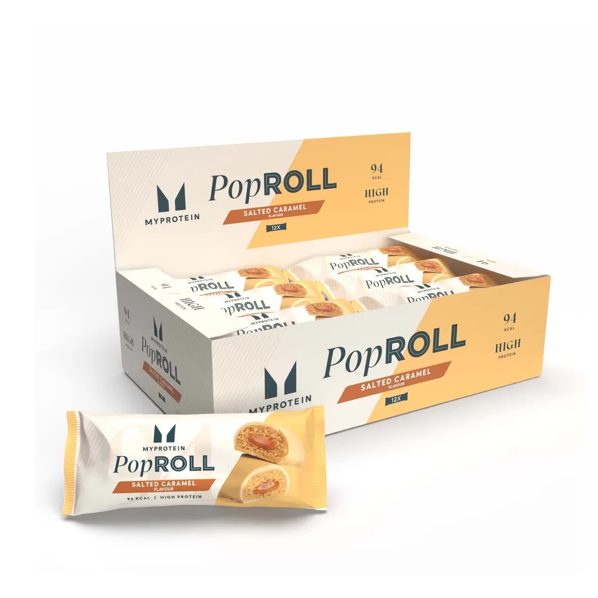 Pop Roll Myprotein яєчні білки 12x27g Солена карамель