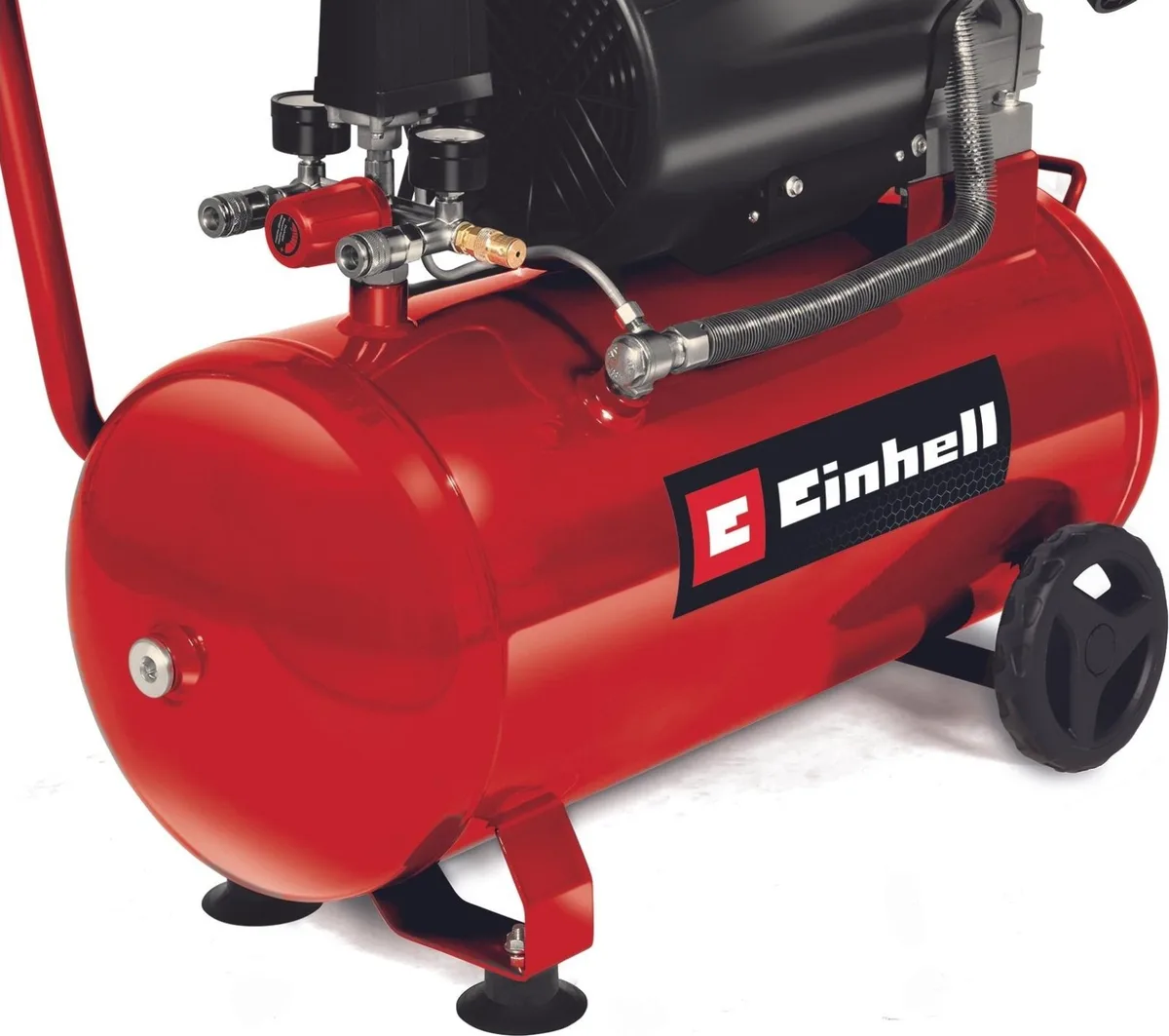 Воздушный компрессор Einhell TC-AC 420/50/10 V, 2200Вт, 50л, 420л/мин, 10бар, двухцилиндровый (V-образный), вес 42кг