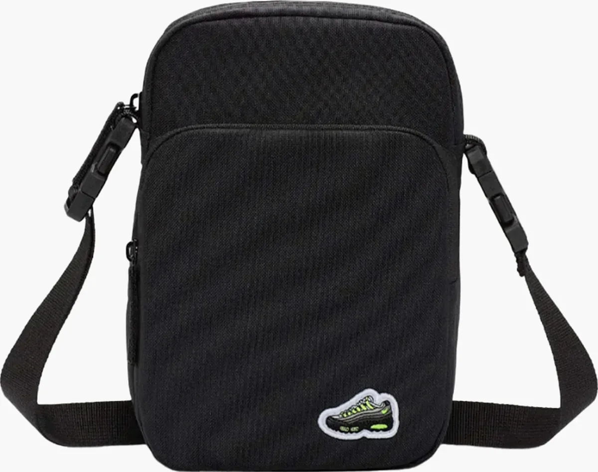 Сумка через плече NIKE поліестер 15x23x8 см чорна унісекс