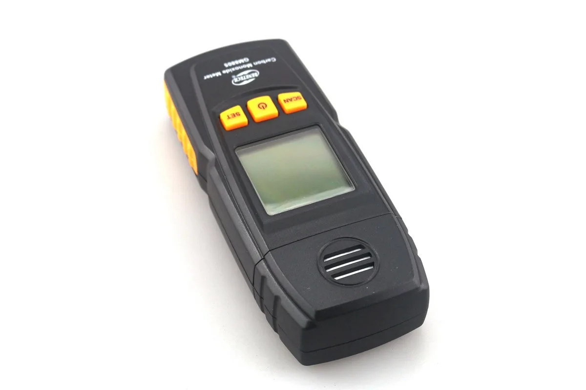 Детектор чадного газу CO термометр Benetech GM8805 0-1000 ppm 0-50°C з звуковим сигналізатором