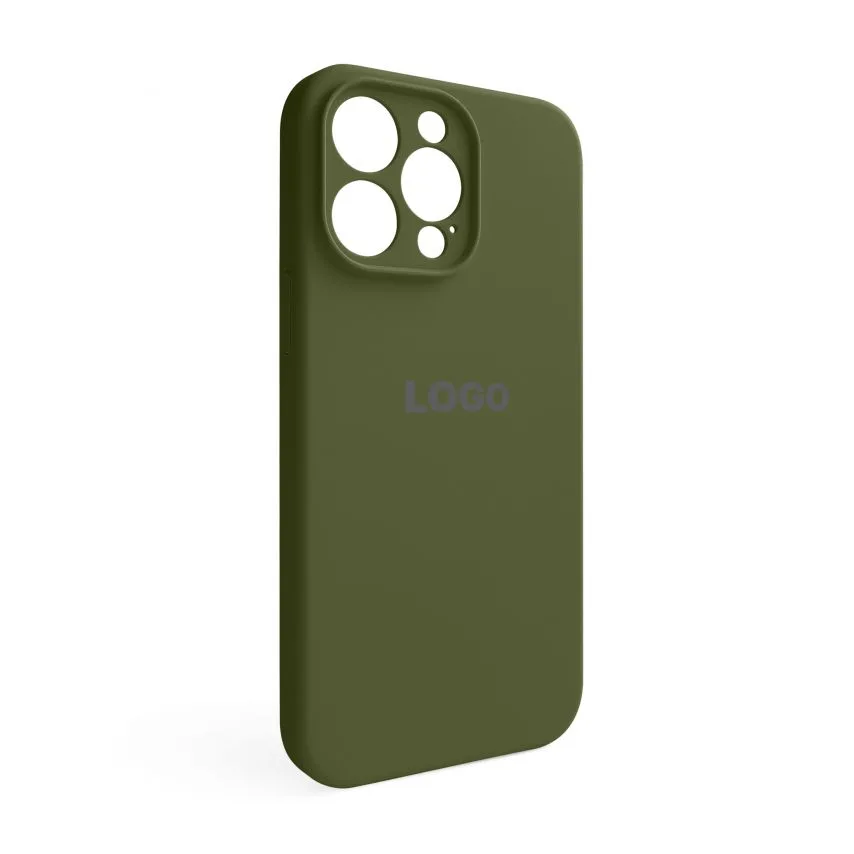 Чохол Silicone Case для смартфона Apple 14 Pro Max силікон зелений