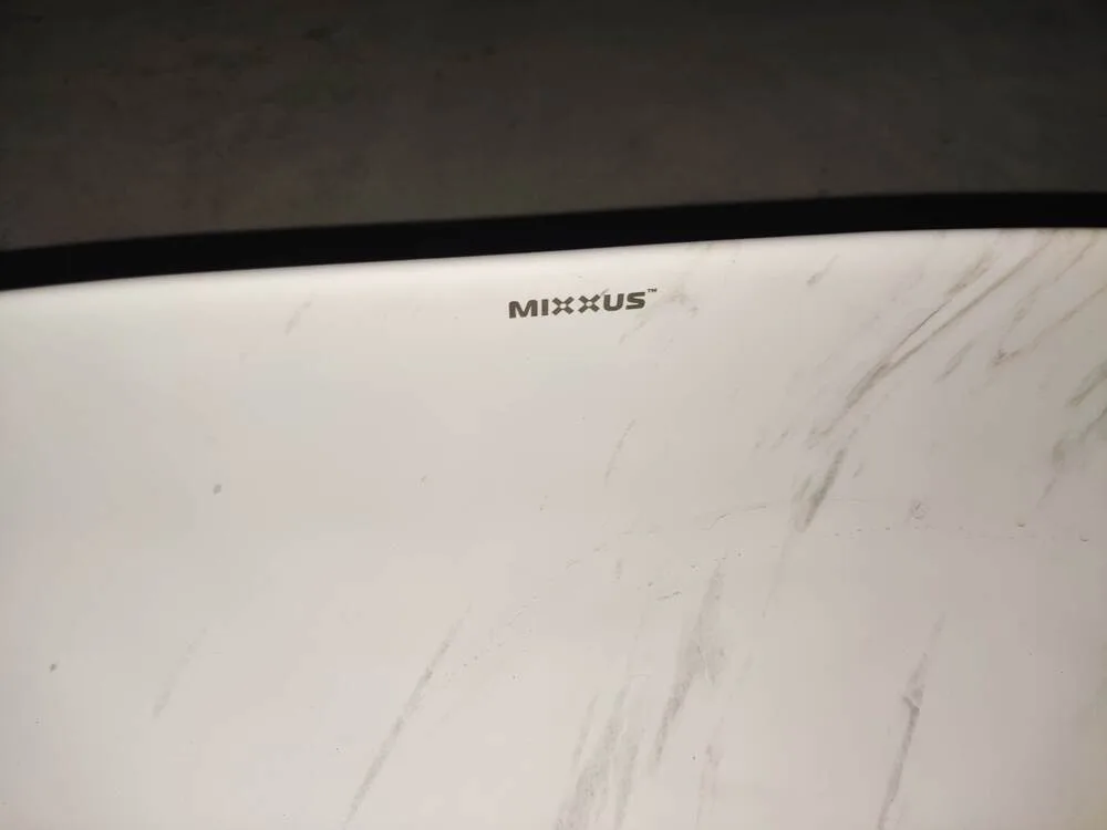 Раковина накладна MIXXUS PREMIUM санітарна порцеляна 455х325 мм мармурова матова