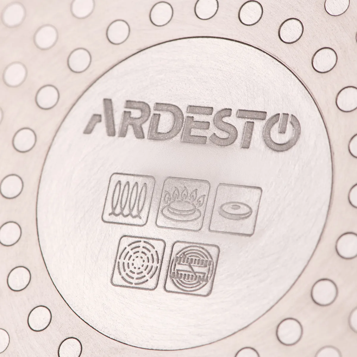 Глибока сковорода з кришкою ARDESTO Gemini Gourmet, діаметр 26 см, алюміній, чорного кольору.