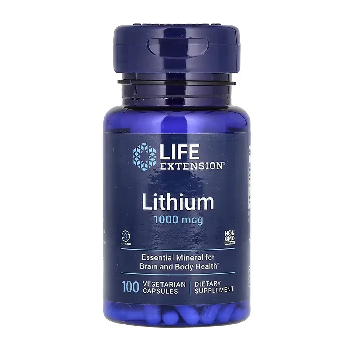 Літій 1000 мкг Life Extension 100 капсул Без ГМО