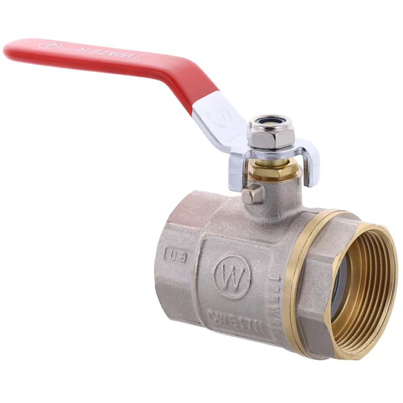 Кран шаровый Waterpro латунь 1 1/2 дюйма стальной