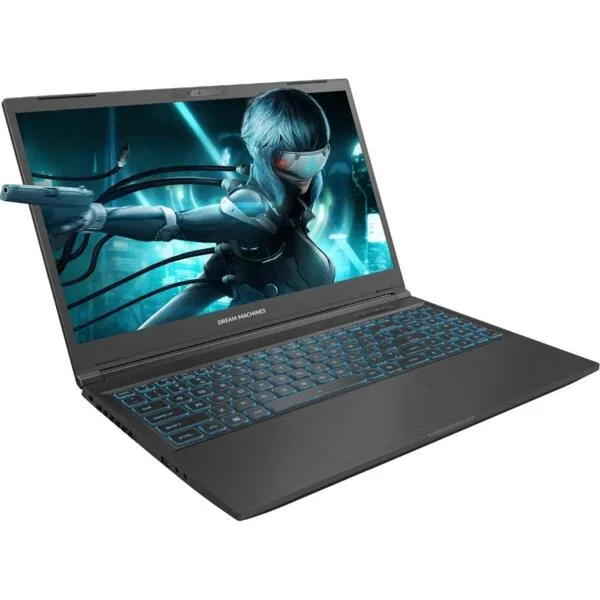 Ноутбук Dream Machines 15.6 дюйм чорний Intel i7 16GB 1TB SSD GeForce RTX 4050