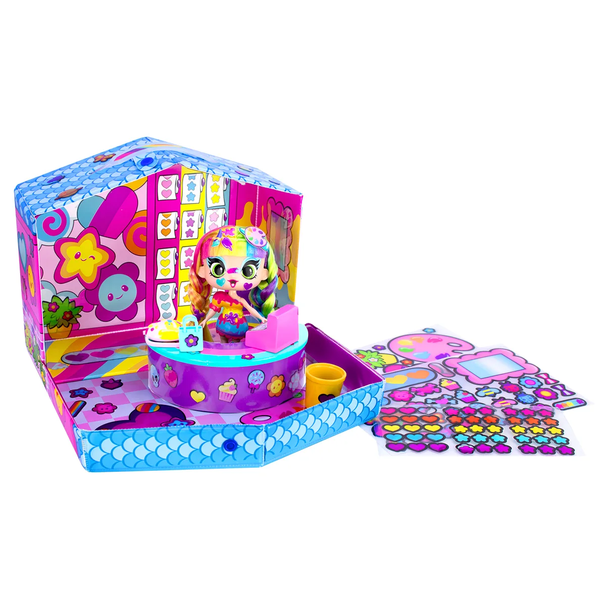 Игровой набор с куклой DECORA GIRLZ комбинированные материалы 12 7 см разноцветная