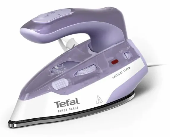 Праска Tefal з парою 1000 Вт нержавіюча сталь 70 мл фіолетова