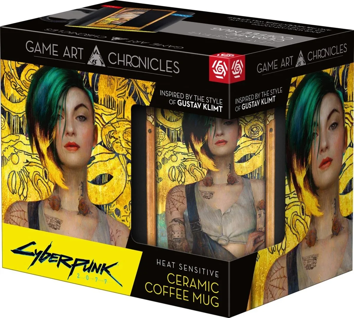 Чашка GoodLoot Game Art Chronicles Cyberpunk 2077 Judy & Gustav Klimt