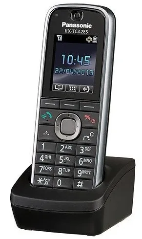 Трубка DECT системна Panasonic KX-TCA285RU 1x2.5 мм роз'єм для гарнітури, DECT, BT, 1.8" кольоровий дисплей