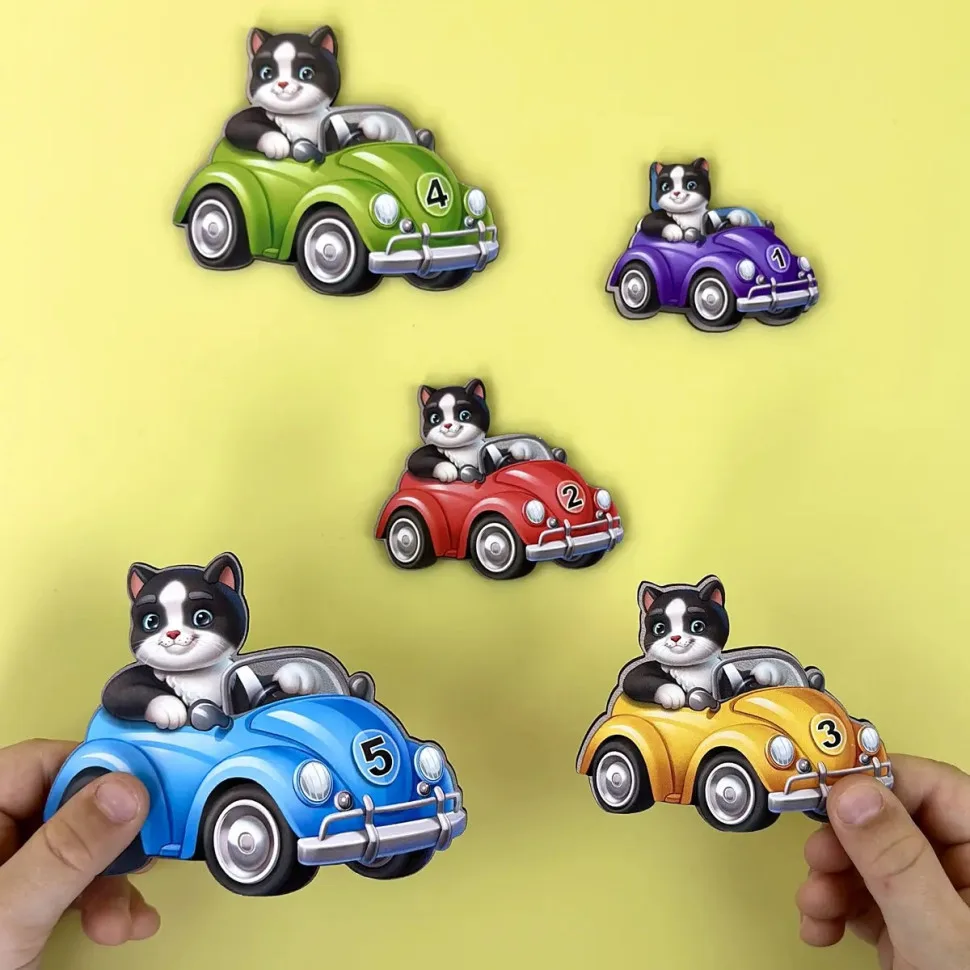 Дерев'яний дитячий сортер Ubumblebees 32х11,5 см різнокольоровий