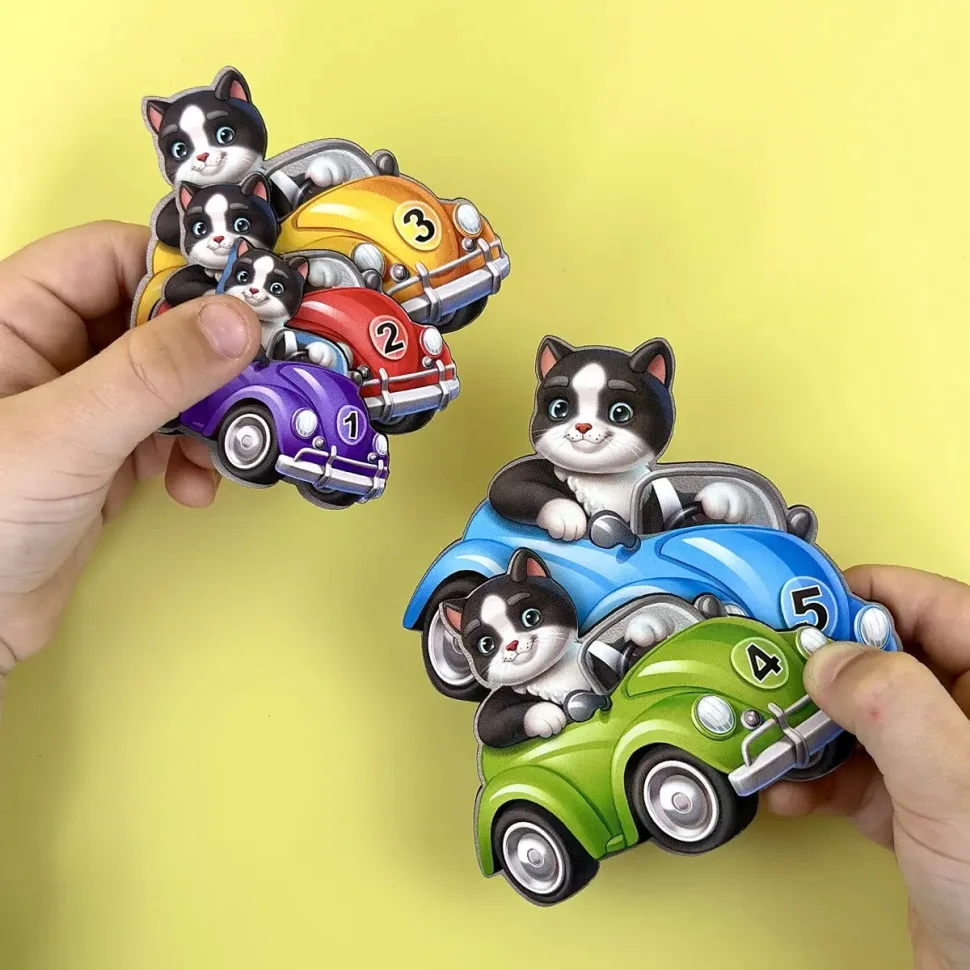 Дерев'яний дитячий сортер Ubumblebees 32х11,5 см різнокольоровий